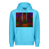Ocean Blue halloween leopard Premium Hoodie - BundleAndBundleShop