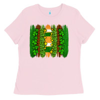 Bubblegum Pink st patricks  brushstrokes Ladies Tee - AdoDesignShop
