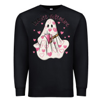 Black boo jee valentine Premium Sweatshirt - MaliasSmallBusiness