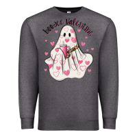 Charcoal Heather boo jee valentine Premium Sweatshirt - MaliasSmallBusiness