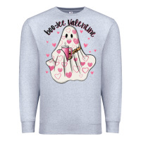 Heather Grey boo jee valentine Premium Sweatshirt - MaliasSmallBusiness