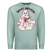 Seafoam boo jee valentine Premium Sweatshirt - MaliasSmallBusiness