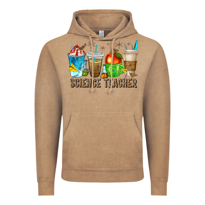 Science Teacher Coffee Cups Vintage Hoodie by texasbilliewilder | Teevron