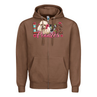 Chestnut love poodles Zipper Hoodie - Artiststas