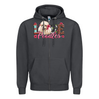 Smoke love poodles Zipper Hoodie - Artiststas