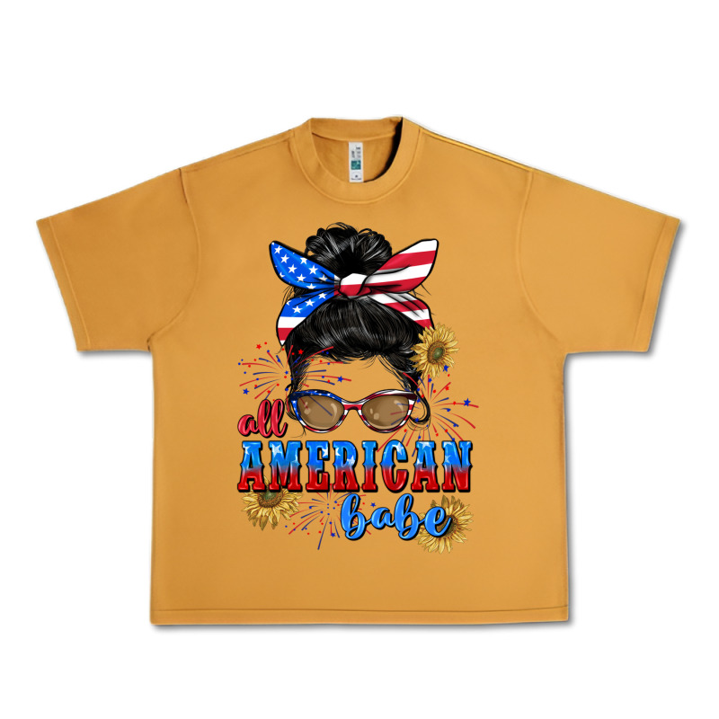 All American Babe 4th Of July Urban Heavy Tee by CowGirlArtShop | Teevron