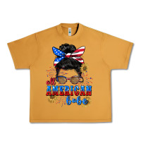 Peanut Butter All American Babe 4th of July Urban Heavy Tee - CowGirlArtShop