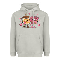 Moon Dust valentines  day conchas and cafecito Heavyweight Hoodie - MaliasSmallBusiness