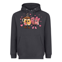 Smoke valentines  day conchas and cafecito Heavyweight Hoodie - MaliasSmallBusiness