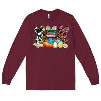 Burgundy western rabbits Long Sleeve Tee - AdoDesignShop