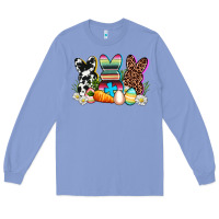 Colony Blue western rabbits Long Sleeve Tee - AdoDesignShop