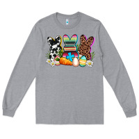 Heather Grey western rabbits Long Sleeve Tee - AdoDesignShop