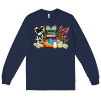 Navy western rabbits Long Sleeve Tee - AdoDesignShop