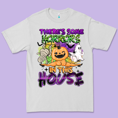 Theres Some Horrors In This House Premium Tee Designed By Barkaloodesign