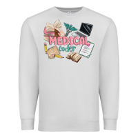 Dove Grey medical codler Premium Sweatshirt - MaliasSmallBusiness