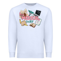 White medical codler Premium Sweatshirt - MaliasSmallBusiness