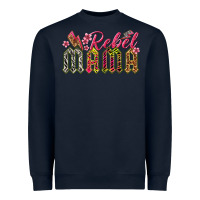 Navy rebel mama Heavyweight Sweatshirt - texasbilliewilder