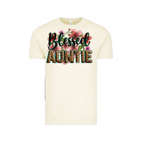 Vintage Arctic flowers blessed auntie Vintage Tee - Zillion Design Studio