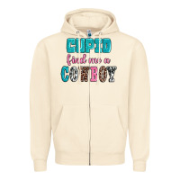 Sandshell cupid find me a cowboy Zipper Hoodie - AdoDesignShop