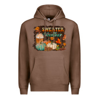 Chestnut sweater weather Premium Hoodie - BundleAndBundleShop