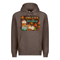 Coffee sweater weather Premium Hoodie - BundleAndBundleShop