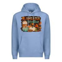 Colony Blue sweater weather Premium Hoodie - BundleAndBundleShop
