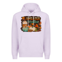 Lilac sweater weather Premium Hoodie - BundleAndBundleShop