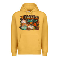 Mustard sweater weather Premium Hoodie - BundleAndBundleShop