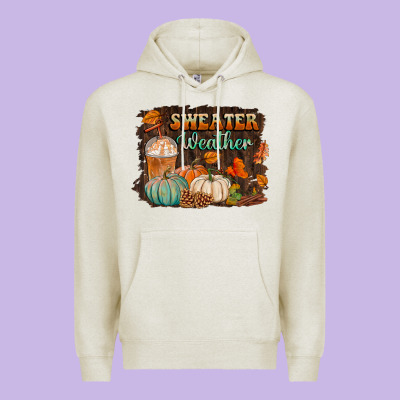 Sweater Weather Premium Hoodie Designed By Bundleandbundleshop