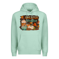 Seafoam sweater weather Premium Hoodie - BundleAndBundleShop
