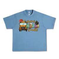 Pebble Blue Student Delivery Specialist Urban Heavy Tee - CowhideDigitalArt