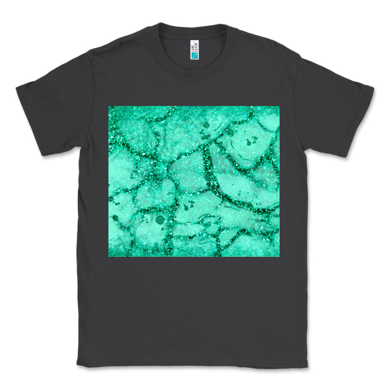 Green Glitter Classic Tee by JahusDesignShop | Teevron