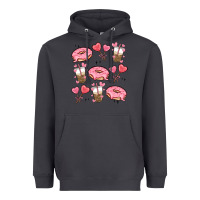 Smoke valentines day doodles Heavyweight Hoodie - MaliasSmallBusiness