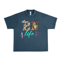 Midnight Navy western nurse rn  life Urban Heavy Tee - BarkalooDesign