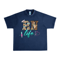 Navy western nurse rn  life Urban Heavy Tee - BarkalooDesign