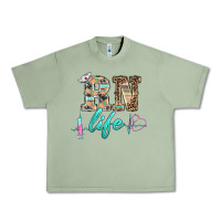 Oil Green western nurse rn  life Urban Heavy Tee - BarkalooDesign