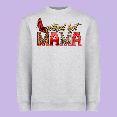 Retired Hot Mama Heavyweight Sweatshirt Designed By Texasbilliewilder