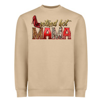 Mushroom retired hot mama Heavyweight Sweatshirt - texasbilliewilder
