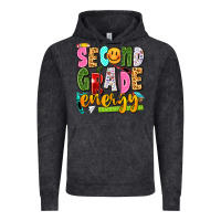 Vintage Black second grade energy Vintage Hoodie - texasbilliewilder