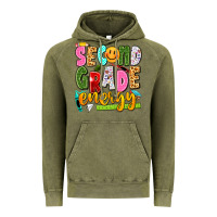 Vintage Olive second grade energy Vintage Hoodie - texasbilliewilder