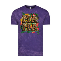 Cloud Purple floral leopard mama Vintage Tee - Zillion Design Studio