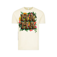 Vintage Arctic floral leopard mama Vintage Tee - Zillion Design Studio