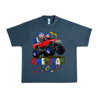 Midnight Navy All American Boy 4th july Urban Heavy Tee - CowGirlArtShop