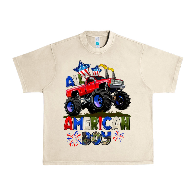 All American Boy 4th July Urban Heavy Tee by CowGirlArtShop | Teevron