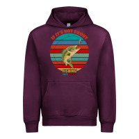 Mauve Wine If It's Not About Fishing I'm Not Interested Urban Hoodie - Bettercallsaul