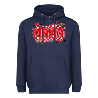 Navy valentine mama Heavyweight Hoodie - MaliasSmallBusiness