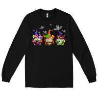 Black halloween gnomes Long Sleeve Tee - AdoDesignShop