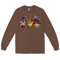 Chestnut halloween gnomes Long Sleeve Tee - AdoDesignShop