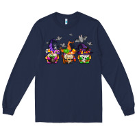 Navy halloween gnomes Long Sleeve Tee - AdoDesignShop