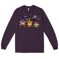 Plum halloween gnomes Long Sleeve Tee - AdoDesignShop